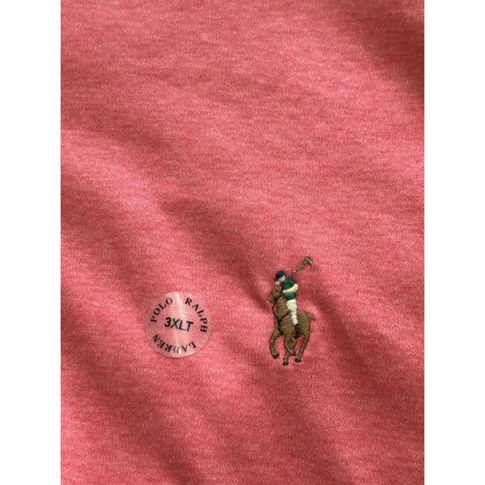 Polo Ralph Lauren Classic Fit Polo Shirt Men's 3XLT Rose Heather Pink NWT
